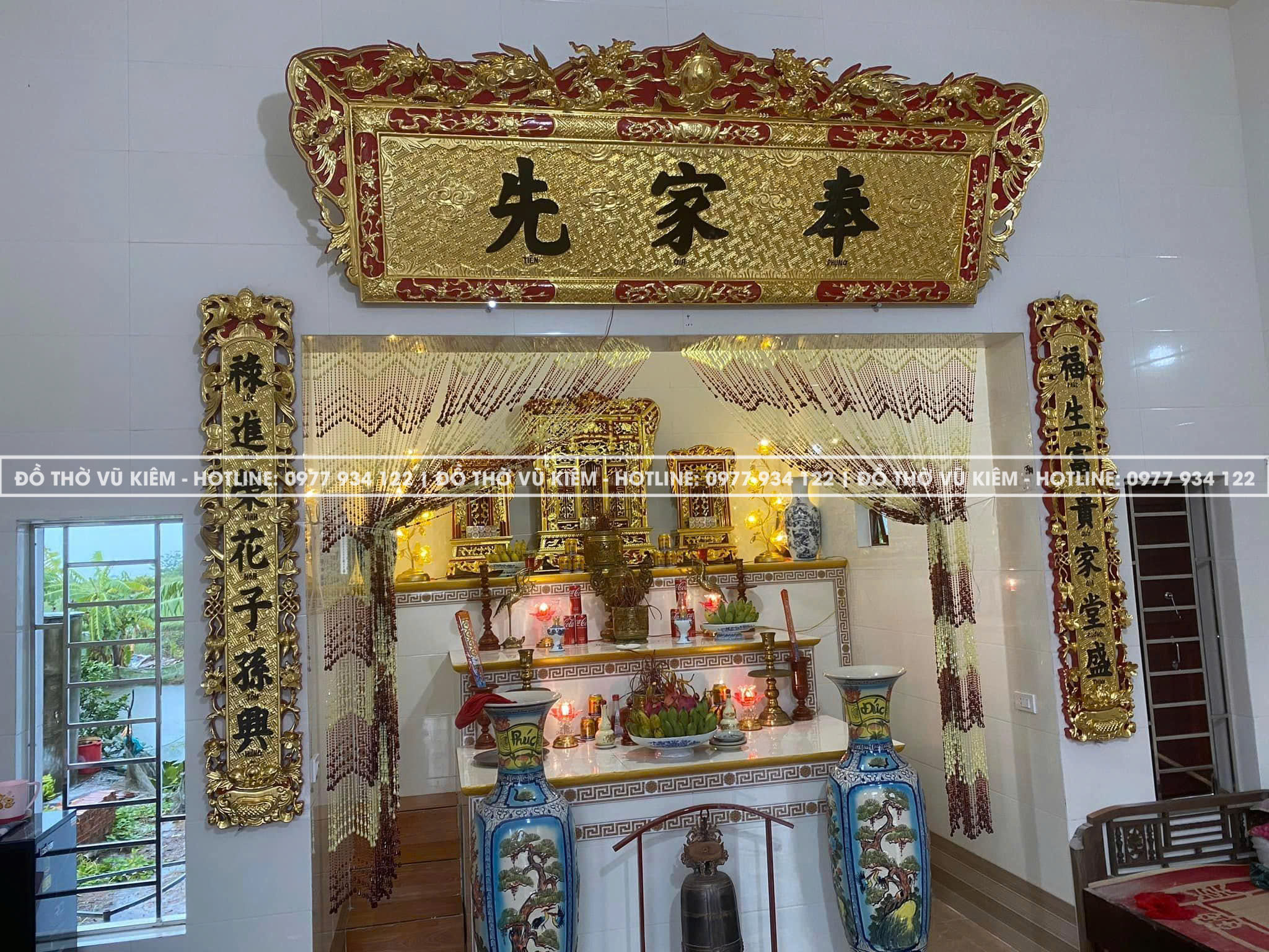 cách bài trí bàn thờ gia tiên